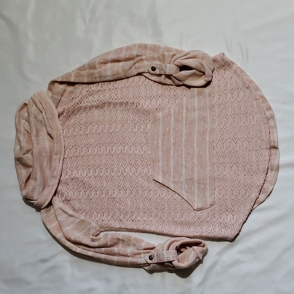 Pink Cowl Neck Sweater - Picture 1 of 2
